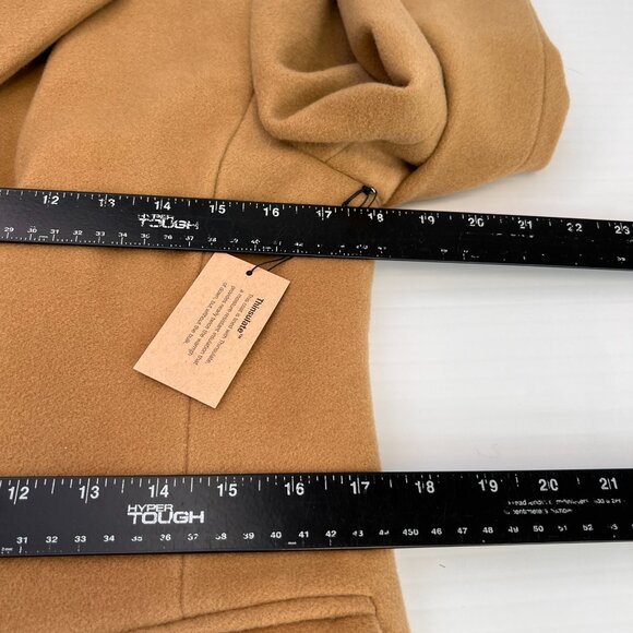 Vintage J.Crew Coat Women 6 Wool Cashmere Work Over Jacket Thinsulate Retro Core - Picture 16 of 16